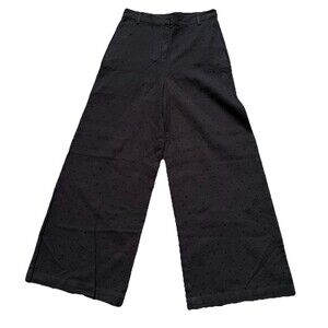 House Of Harlow revolve fall fashion Black Rhinestone‎ Denim Wide Leg NWT Size 6